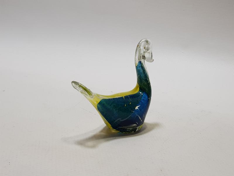 ANTİKA ANADOLU İŞİ EL BOYAMA CAM KUŞ BİBLOSU