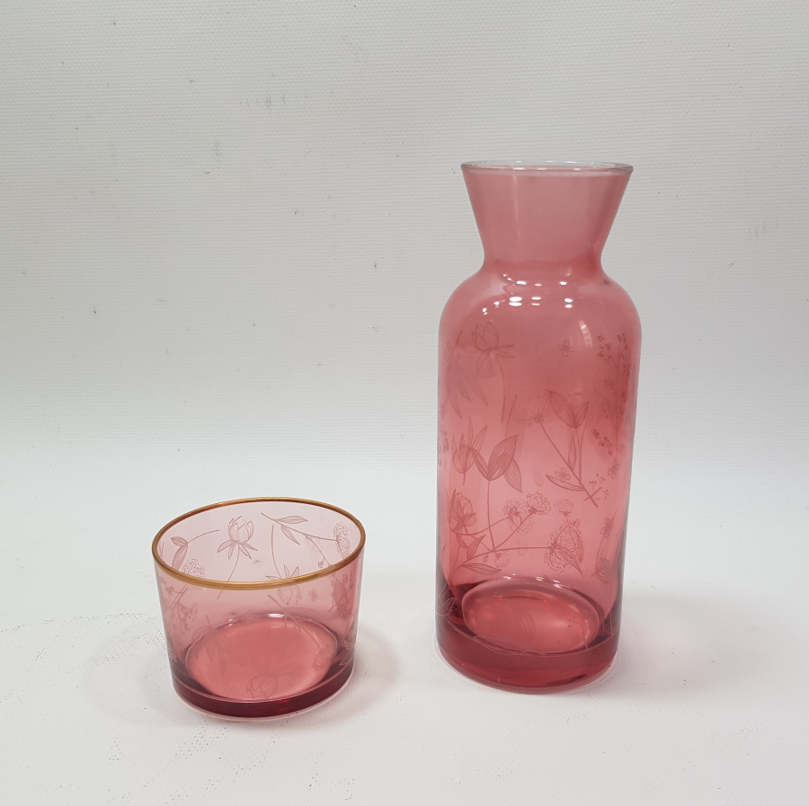 OSMANLI DÖNEMİ GECE SÜRAHİSİ VE BARDAĞI