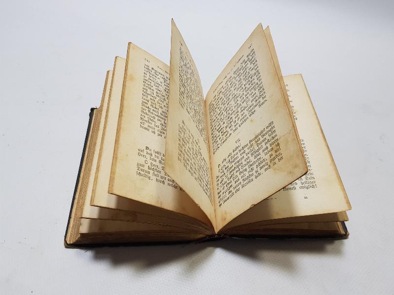 1886 TARİHLİ ALMANCA İNCİL - DAS WALTE GOTT