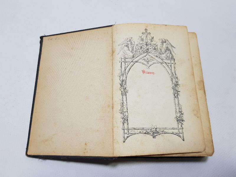 1886 TARİHLİ ALMANCA İNCİL - DAS WALTE GOTT