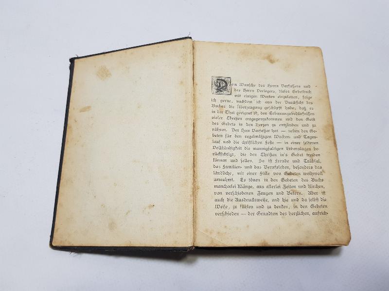 1886 TARİHLİ ALMANCA İNCİL - DAS WALTE GOTT