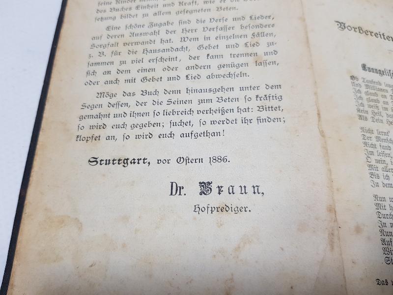 1886 TARİHLİ ALMANCA İNCİL - DAS WALTE GOTT