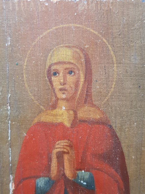 OSMANLI DÖNEMİ EL BOYAMA AHŞAP İKONA