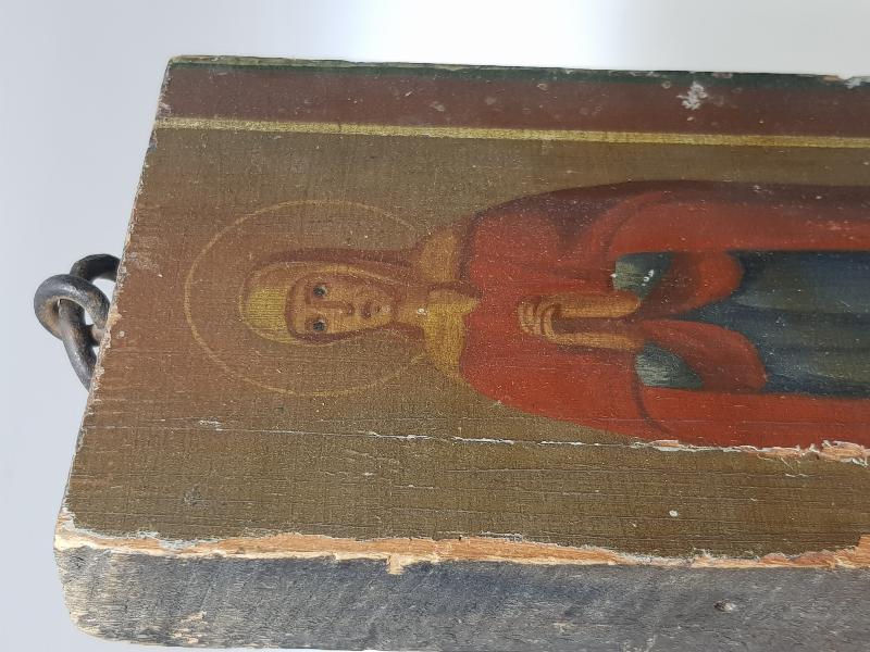 OSMANLI DÖNEMİ EL BOYAMA AHŞAP İKONA