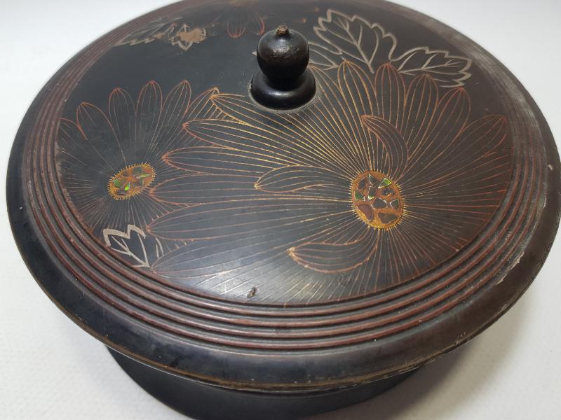 ANTİKA PAPIER MACHE KUTU