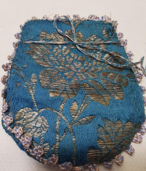 OSMANLI DÖNEMİ İPEK ELMASİYE KINA KESESİ