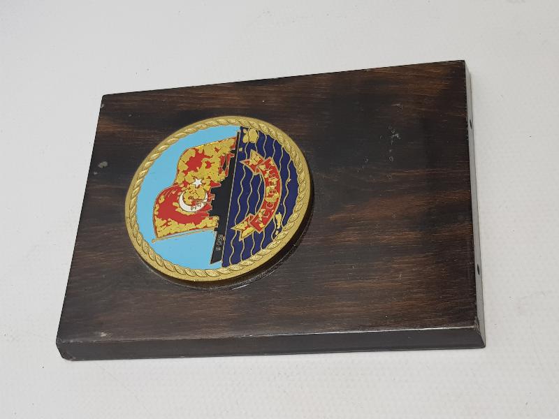 TCG BERK GEMİSİ ÇOK NADİR MADALYA PLAKET