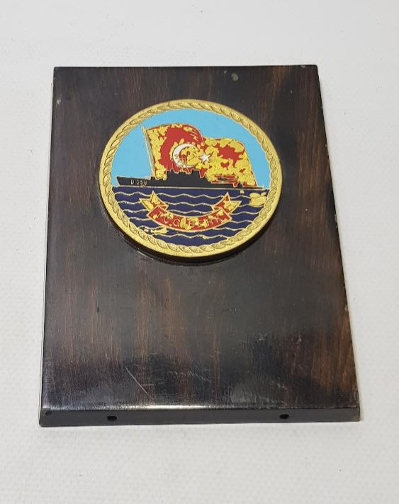 TCG BERK GEMİSİ ÇOK NADİR MADALYA PLAKET