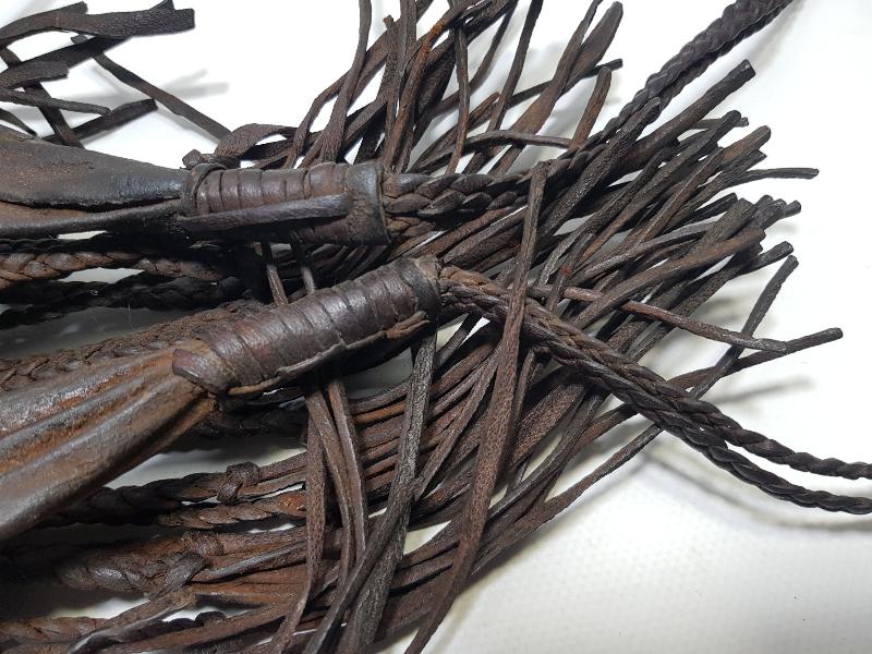 OSMANLI DÖNEMİ TEKKE İŞİ DERİ AVCI ÇANTASI