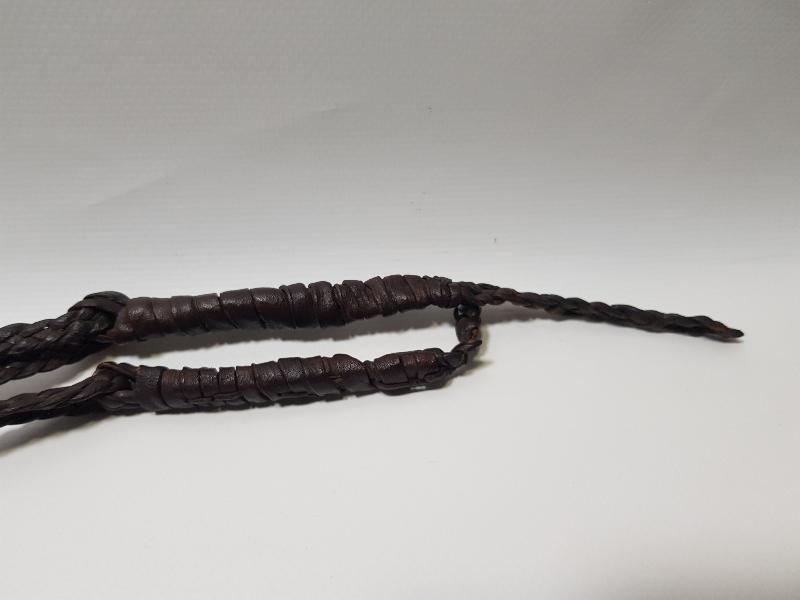 OSMANLI DÖNEMİ TEKKE İŞİ DERİ AVCI ÇANTASI