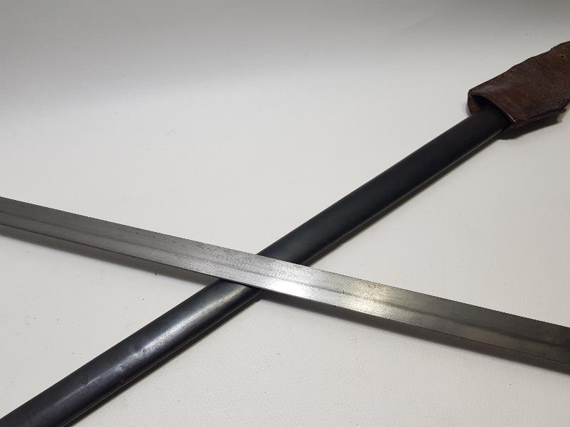 OSMANLI DÖNEMİ ALLAH BİZİMLE YAZILI TOPÇU SUBAY KILICI