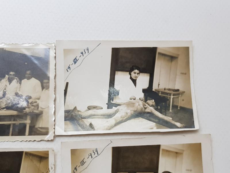 5 ADET FOTOĞRAF LOTU: 1939 TIP ÖĞRENCİLERİ KADAVRA İNCELİYOR