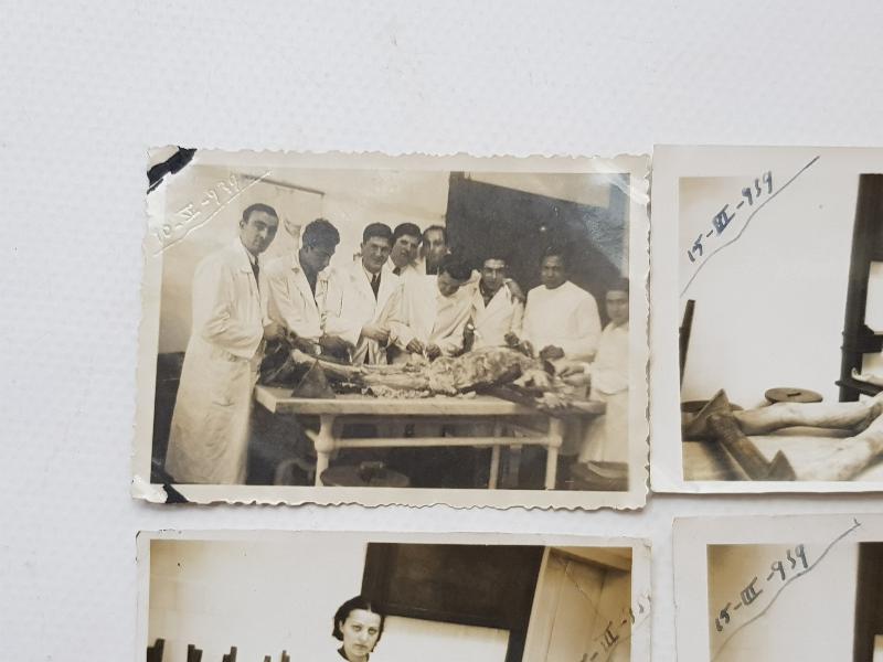 5 ADET FOTOĞRAF LOTU: 1939 TIP ÖĞRENCİLERİ KADAVRA İNCELİYOR