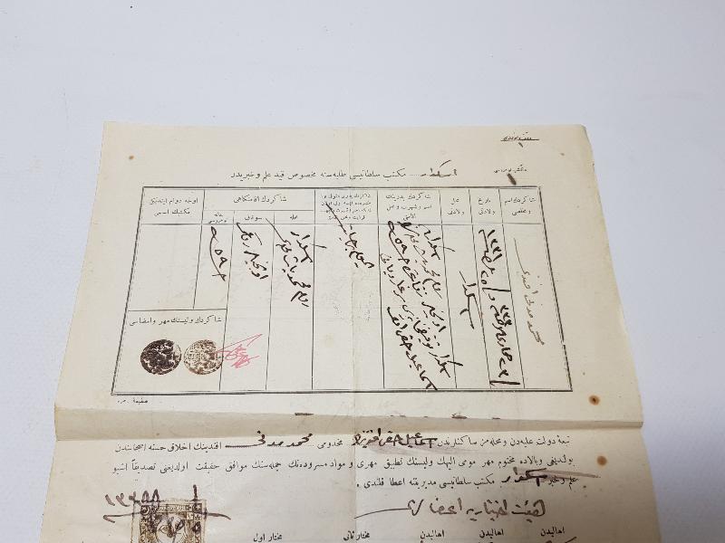 OSMANLICA ÜSKÜDAR MEKTEBİ SULTANİ DİPLOMASI