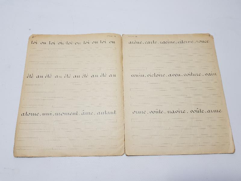 OSMANLI DÖNEMİ CONSTANTINOPLE DAMGALI YENİ YAZI METOD DEFTERİ