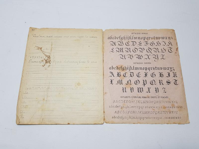 OSMANLI DÖNEMİ CONSTANTINOPLE DAMGALI YENİ YAZI METOD DEFTERİ