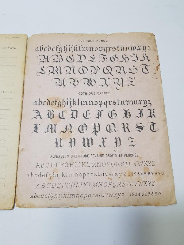 OSMANLI DÖNEMİ CONSTANTINOPLE DAMGALI YENİ YAZI METOD DEFTERİ