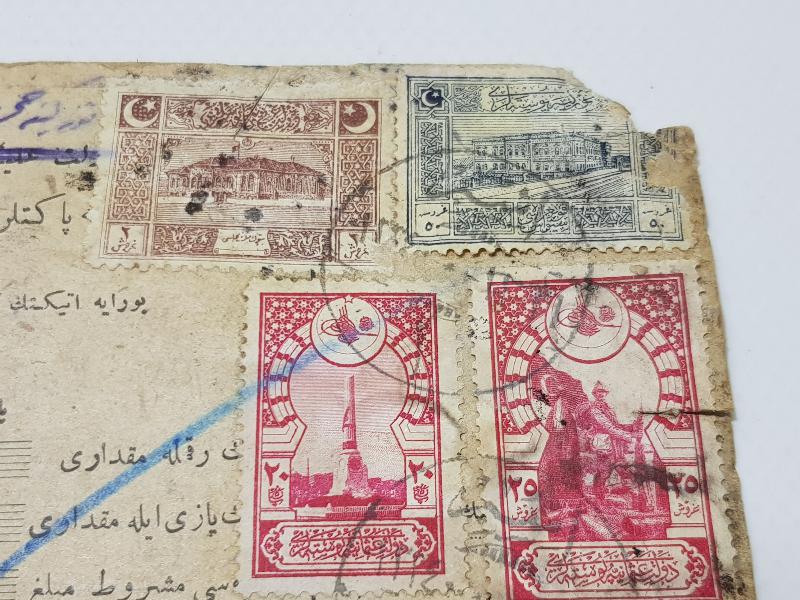 1.DÜNYA SAVAŞI DÖNEMİ ÇOK NADİR OSMANLICA ANTİYE