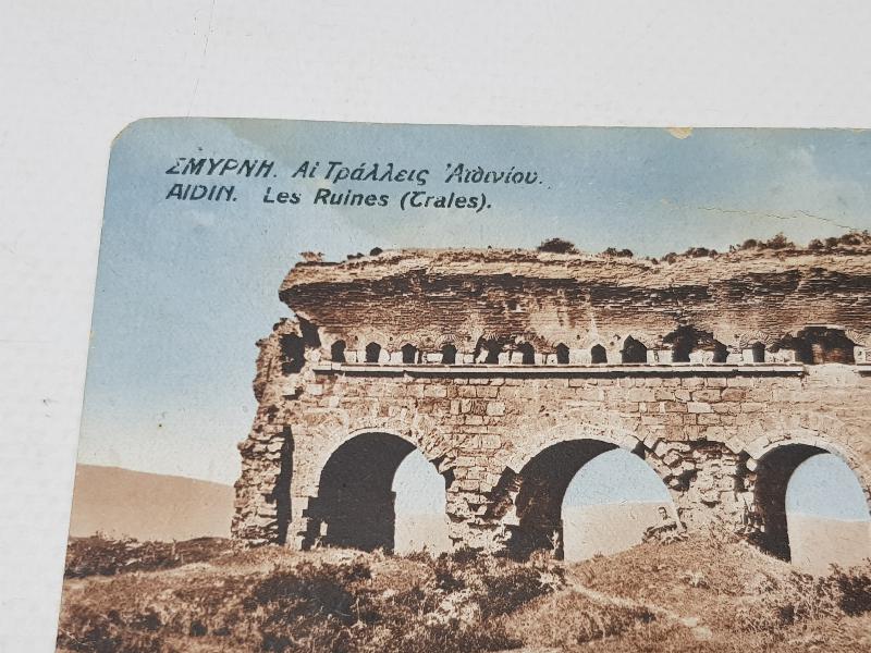 1921 YUNAN İŞGALİ DÖNEMİ ÇOK NADİR AYDIN KARTPOSTALI