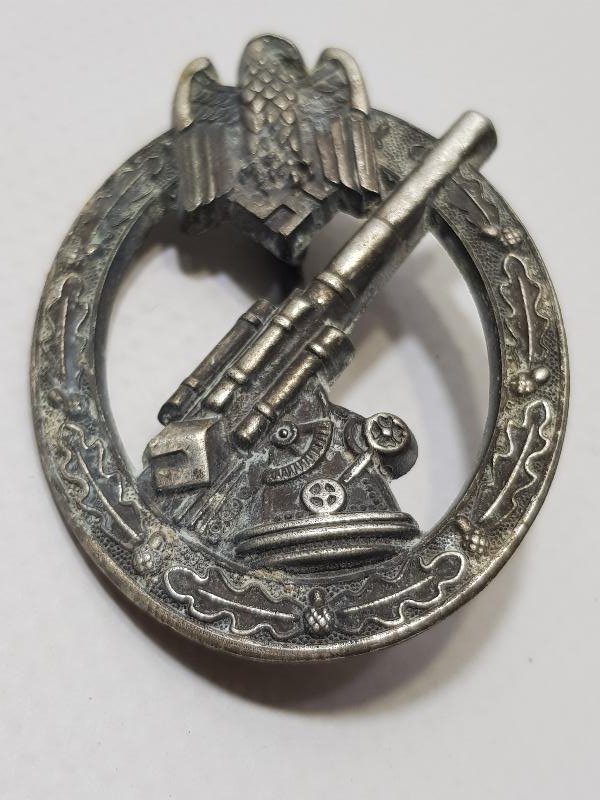 2. DÜNYA SAVAŞI DÖNEMİ ÇOK NADİR NAZİ ALMAN UÇAKSAVARCI SUBAY BRÖVESİ