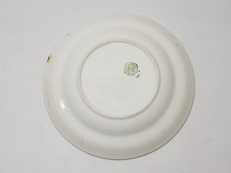 OSMANLI DÖNEMİ HOROZLU PORSELEN TABAK