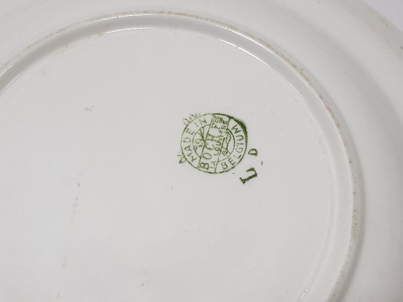 OSMANLI DÖNEMİ HOROZLU PORSELEN TABAK