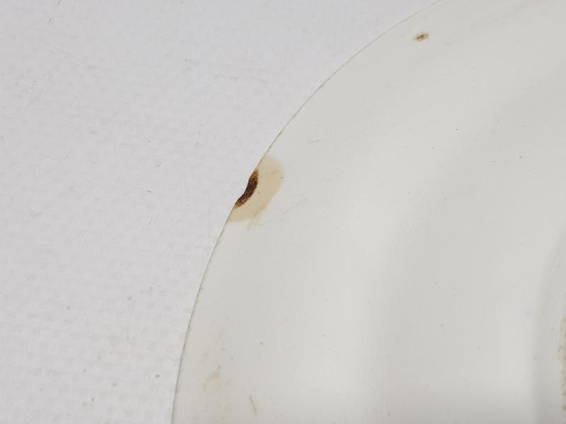 OSMANLI DÖNEMİ HOROZLU PORSELEN TABAK