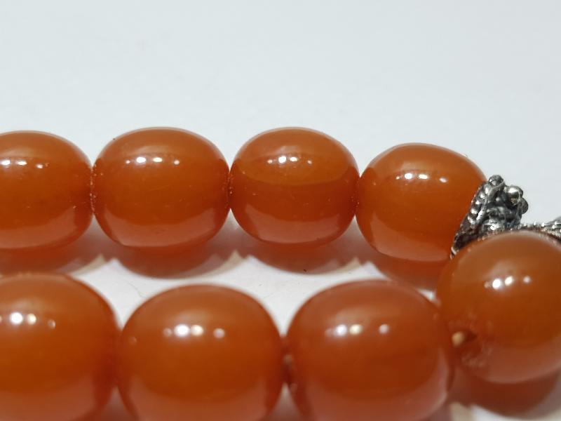 ANTİKA DAMLA KEHRİBAR KOLYE - GERDANLIK