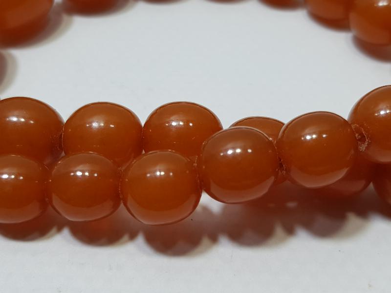 ANTİKA DAMLA KEHRİBAR KOLYE - GERDANLIK