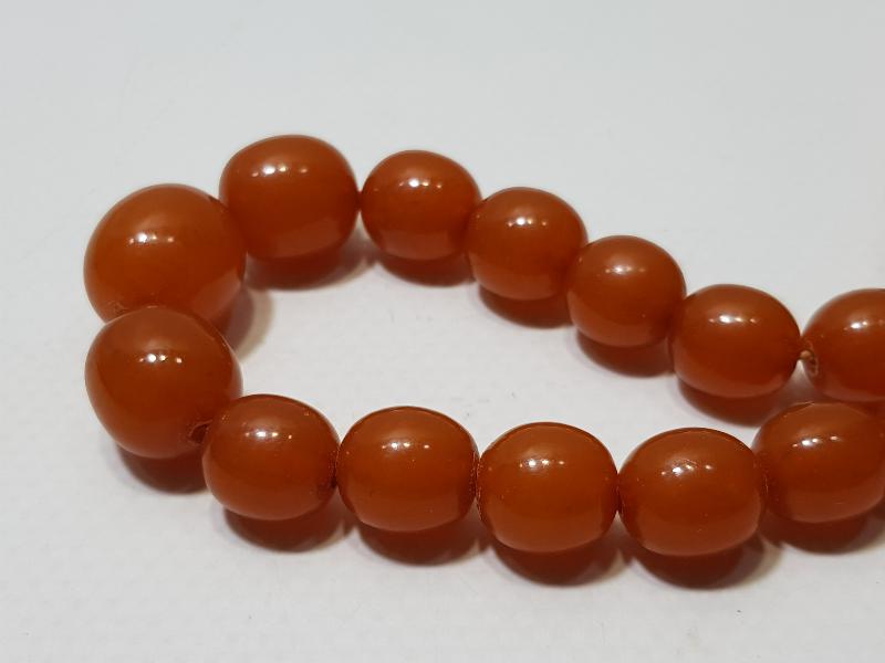 ANTİKA DAMLA KEHRİBAR KOLYE - GERDANLIK