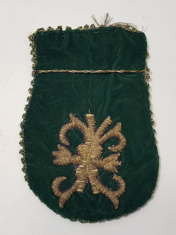 OSMANLI DÖNEMİ ALTIN SIRMA İŞLEMELİ KESE