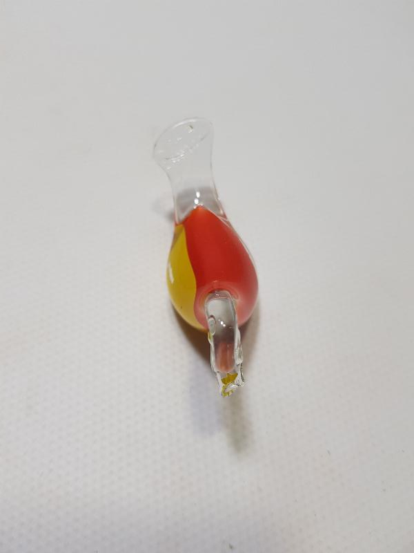 ANTİKA ANADOLU İŞİ EL BOYAMA CAM KUŞ BİBLOSU