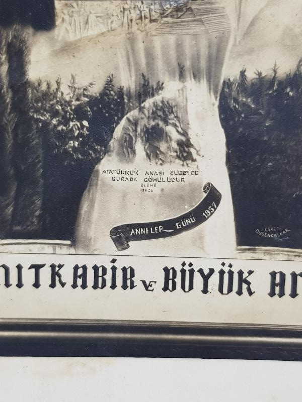 1957 ANNELER GÜNÜ, ANITKABİR VE BÜYÜK ANA ZÜBEYDE HANIM TEMALI KARTPOSTAL
