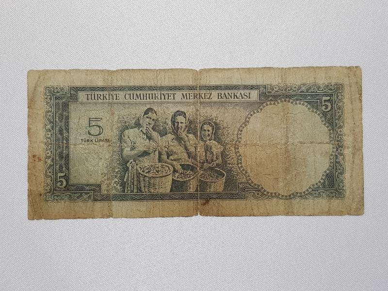 5. EMİSYON 5 LİRA