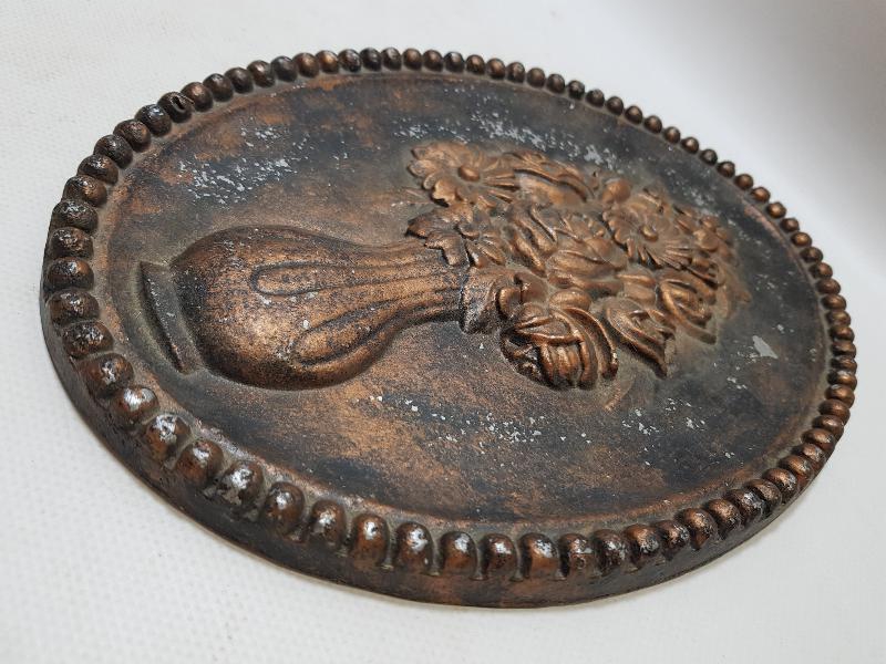 ANTİKA VAZODA ÇİÇEKLER TEMALI DUVAR PANOSU