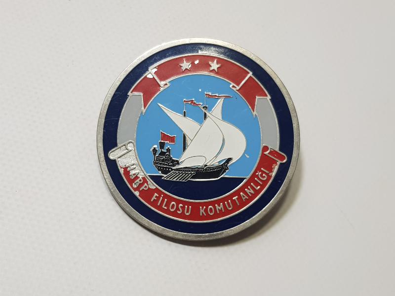 HARP FİLOSU KOMUTANLIĞI PLAKET MADALYA