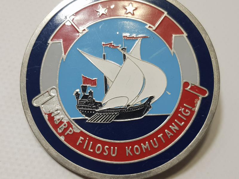 HARP FİLOSU KOMUTANLIĞI PLAKET MADALYA