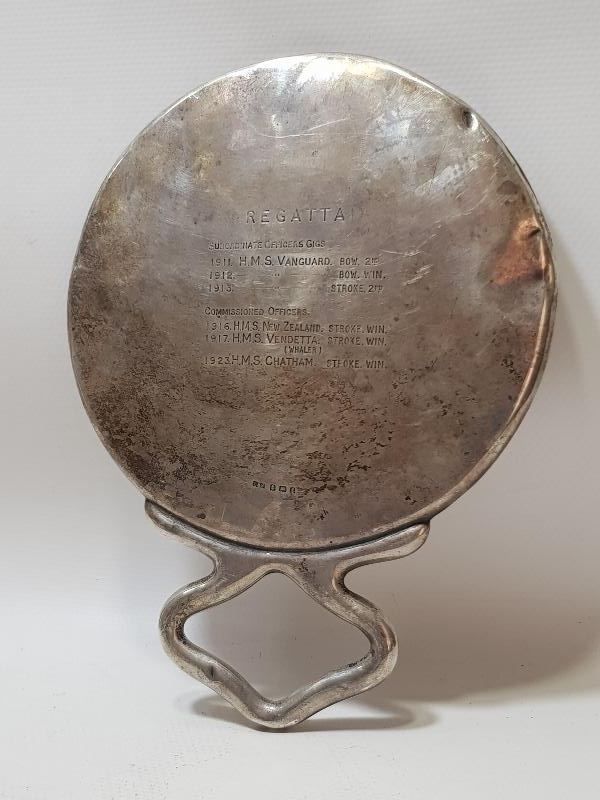 1. DÜNYA SAVAŞI İNGİLİZ DONANMASI HATIRA GÜMÜŞ AYNA