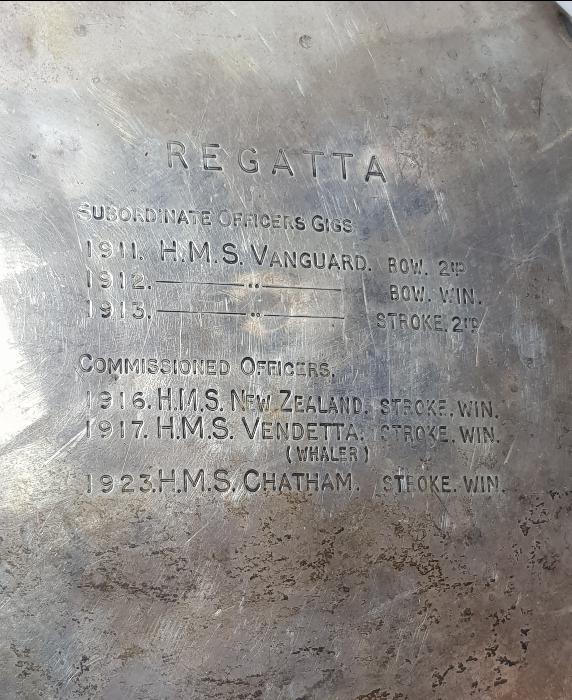 1. DÜNYA SAVAŞI İNGİLİZ DONANMASI HATIRA GÜMÜŞ AYNA