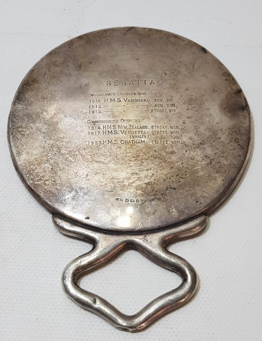 1. DÜNYA SAVAŞI İNGİLİZ DONANMASI HATIRA GÜMÜŞ AYNA