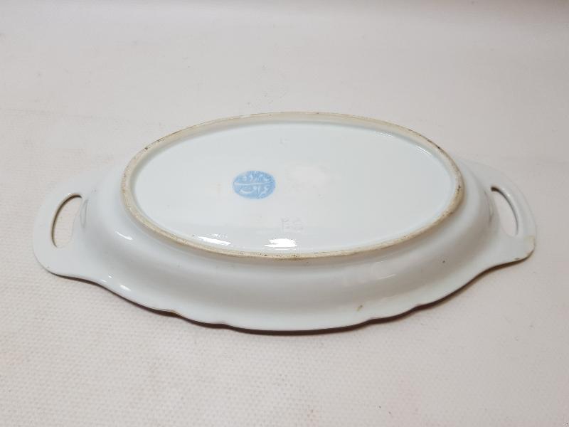 SON OSMANLI SADRAZAMI AHMET TEVFİK PAŞA'YA AİT, ALİMZADE ÖMER EFENDİ DAMGALI ÇOK NADİR KAYIK TABAK