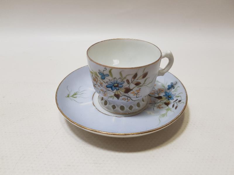 SON OSMANLI SADRAZAMI AHMET TEVFİK PAŞA'YA AİT, ALİMZADE ÖMER EFENDİ DAMGALI ÇOK NADİR KAHVE FİNCANI