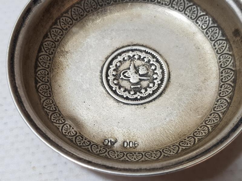 ANTİKA OSMANLI TUĞRALI GÜMÜŞ İKRAMLIK
