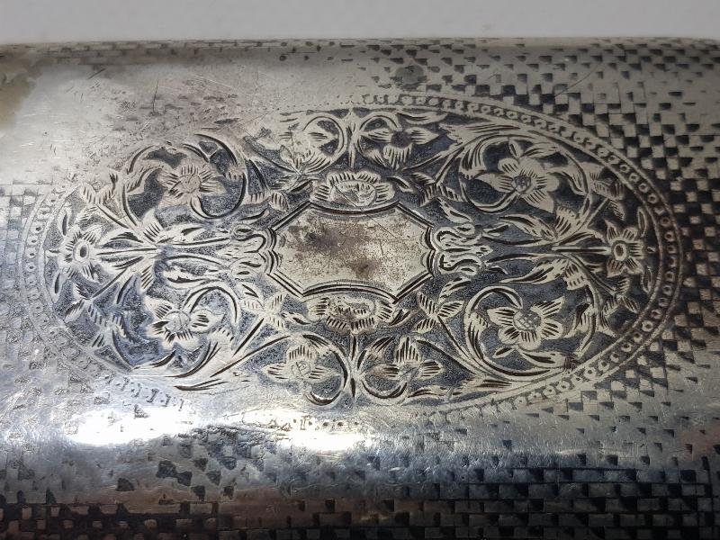 OSMANLI DEVLET ARMALI ERMENİ USTA İŞİ VAN DAMGALI GÜMÜŞ TÜTÜN TABAKASI