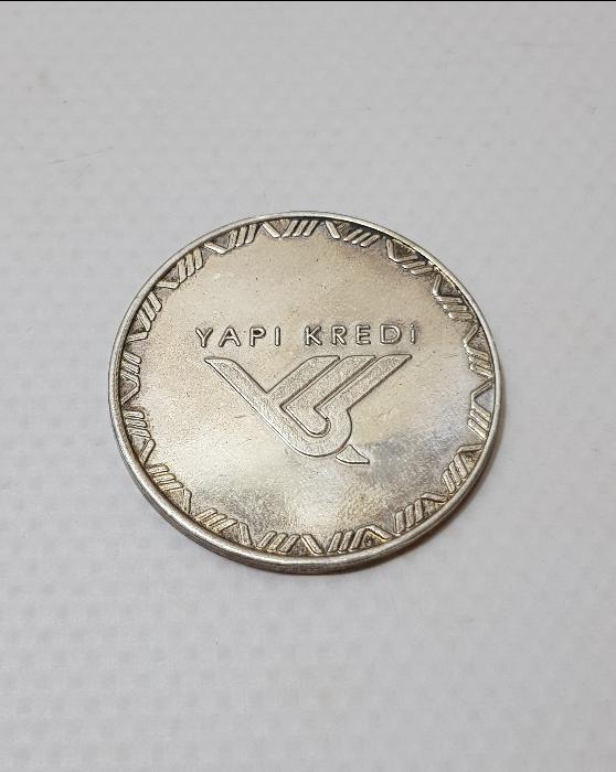 YAPI KREDİ BANKASI GÜMÜŞ 15. YIL MADALYASI