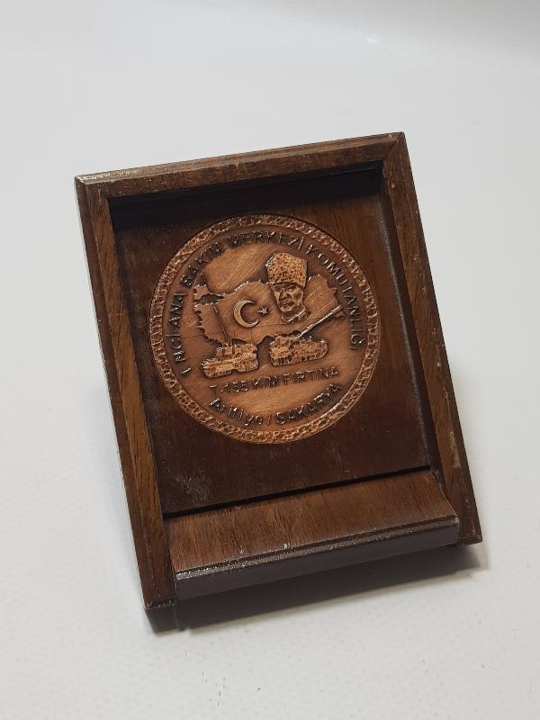 1. ANA BAKIM MERKEZİ KOMUTANLIĞI NADİR PLAKET MADALYA