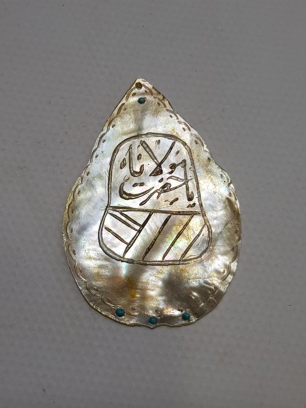 OSMANLI DÖNEMİ MEVLEVİ SİKKELİ SEDEF ARMUDİ KOLYE