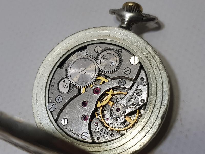 TREN RESİMLİ SERKİSOF DEMİRYOLU CEP SAATİ