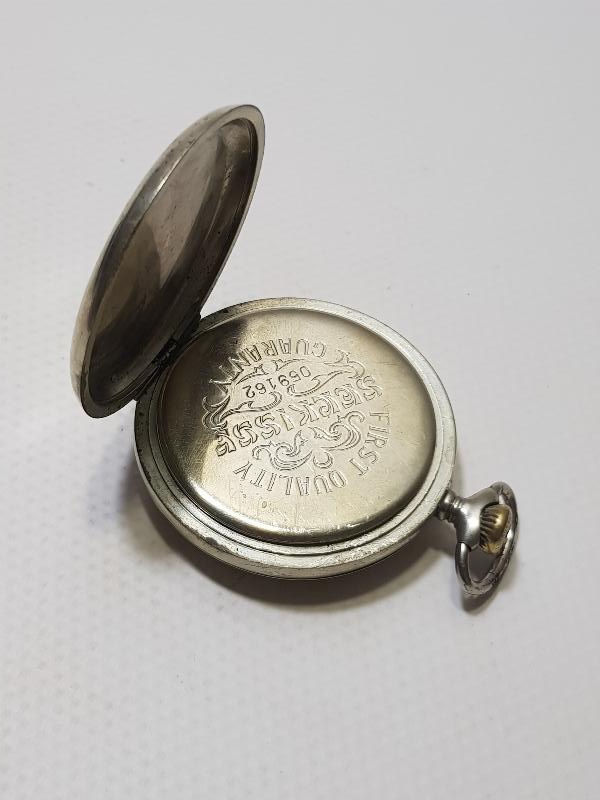 TREN RESİMLİ SERKİSOF DEMİRYOLU CEP SAATİ