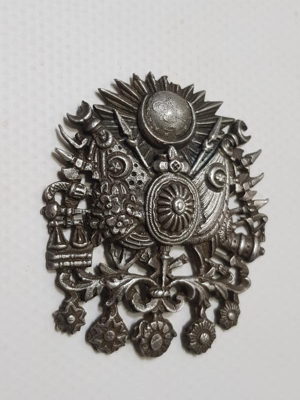 OSMANLI DÖNEMİ ÇOK NADİR GÜMÜŞ OSMANLI DEVLET ARMASI